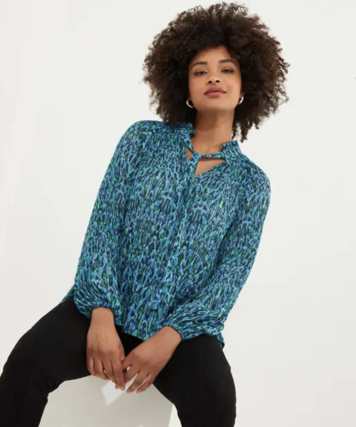 Perfectly Plisse Blouse